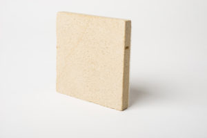 square small sample of blonde sandstone