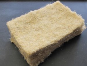 square of hemp insulation
