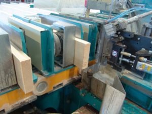 machine forming finger jointing of timber