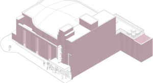 architectural drawing of the Glasgow Film theatre